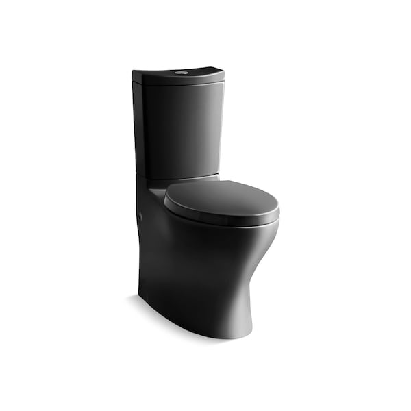 Persuade Curv Elongated Dual-Flush Chair Height Toilet, Elongated, Black